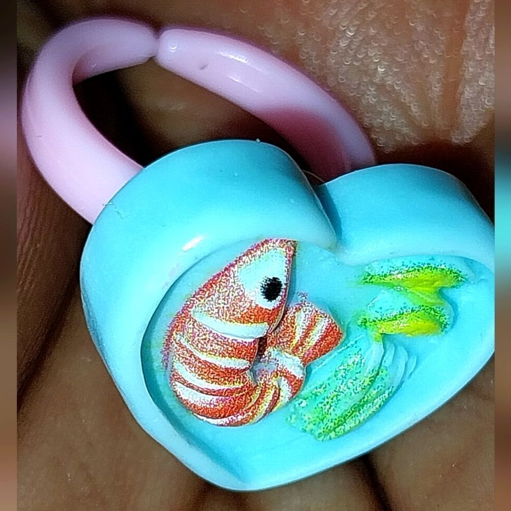Super cute Girls Cartoon Adjustable Kids Ring - Picture 4 of 5